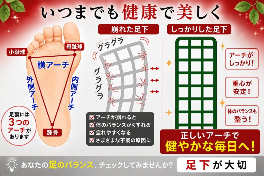 健康は足下が大切です